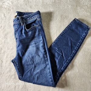 L'Agence Margo Skinny Size 27 High Rise Jeans Dark Wash Straight Leg 5 Pocket